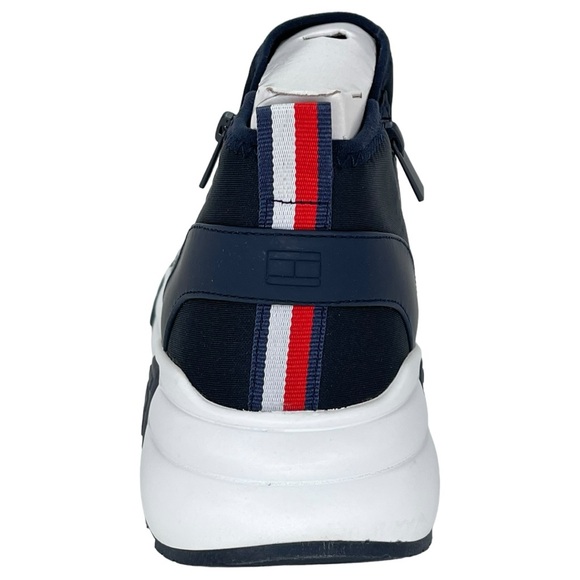 Tommy Hilfiger Morney Navy Stretch Womens Fashion Sneakers Size 10M - Picture 3 of 13